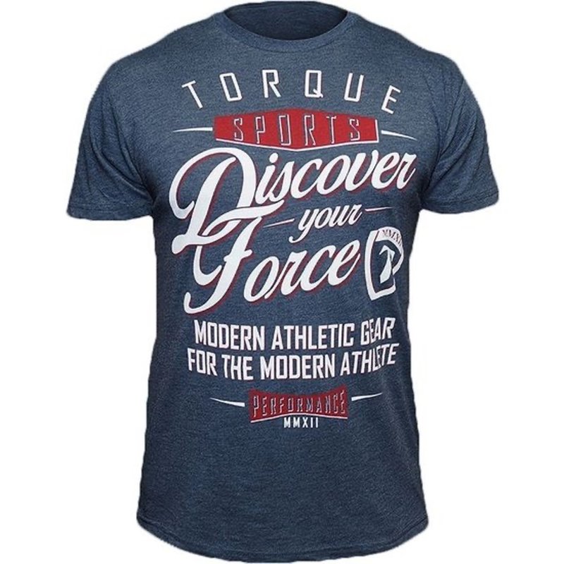 Torque Torque Athletics Discover Your Force T-Shirt Indigo Blue