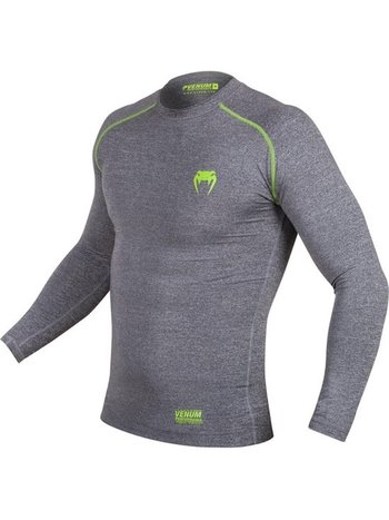 Venum Venum Contender 3.0 Compression T Shirts L/S Grey