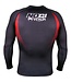 Venum Venum Rashguard NOGI IBJJF Approved L/S Schwarz Rot
