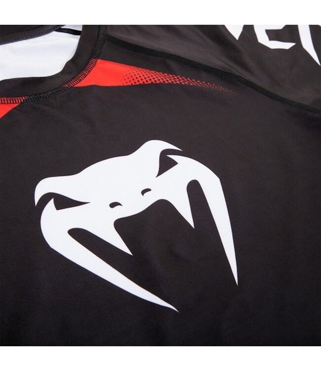 Venum Venum Rash Guard NOGI IBJJF Approved L/S Zwart Rood