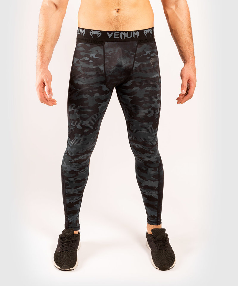 Venum Defender Spats Legging Compression Pants Dark Camo