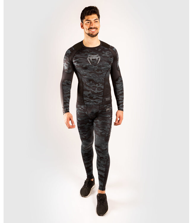 Venum Defender Spats Legging Kompressionshose Dark Camo