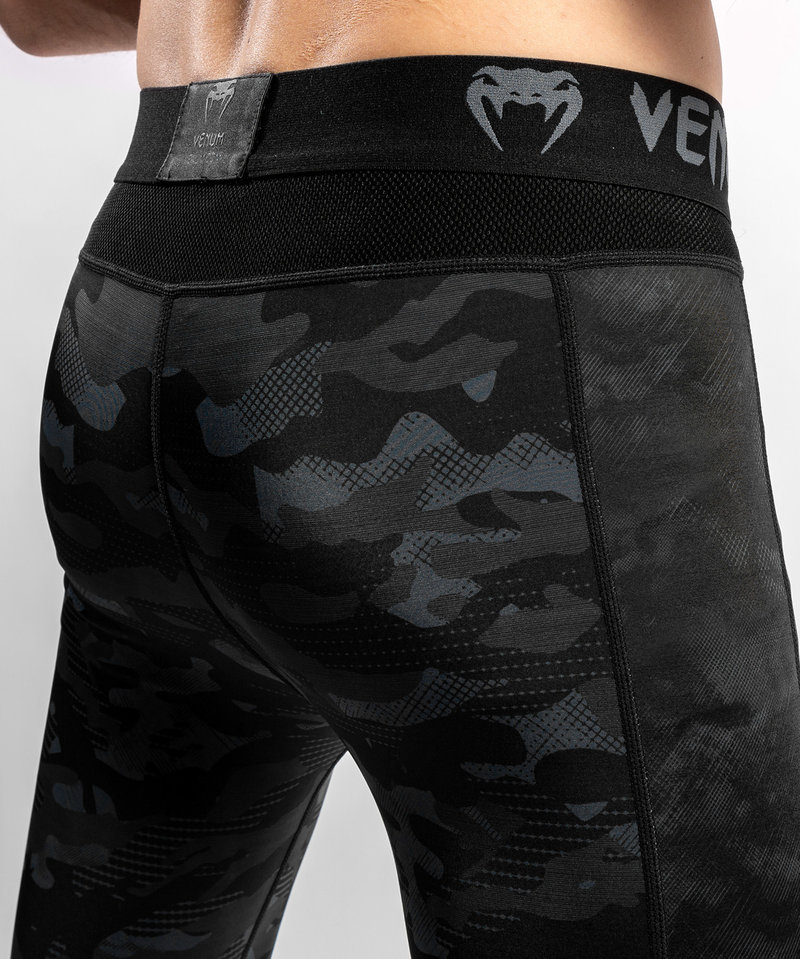 Venum Defender Leggings Women Black Red - FIGHTWEAR SHOP EUROPE