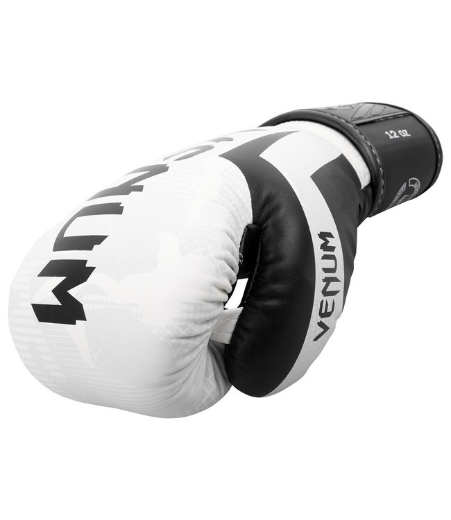 Venum Elite Boxing Gloves – Camo White/Black | For Boxing, Kickboxing & Muay Thai