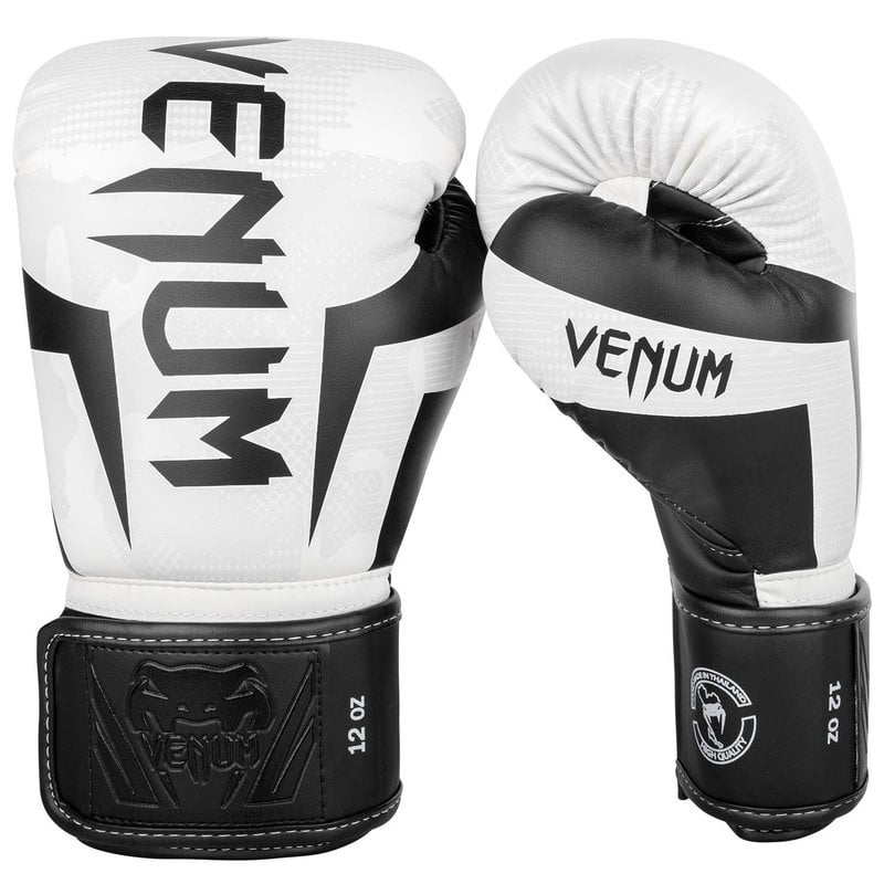 Venum Venum Elite Boxhandschuhe Camo Weiss Schwarz