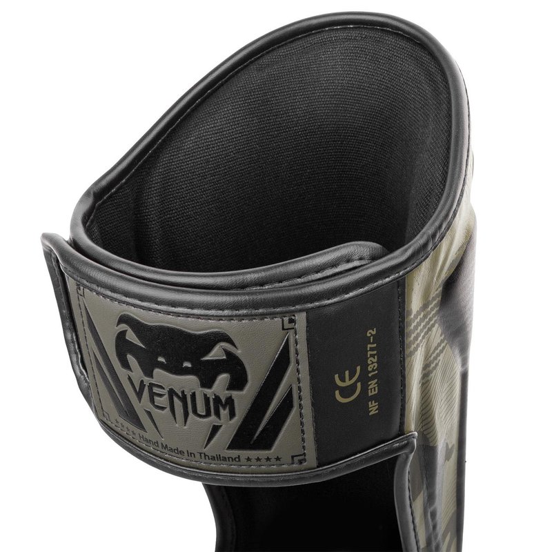 Venum Venum Elite Shin Guards Khaki Camo Venum Fightgear