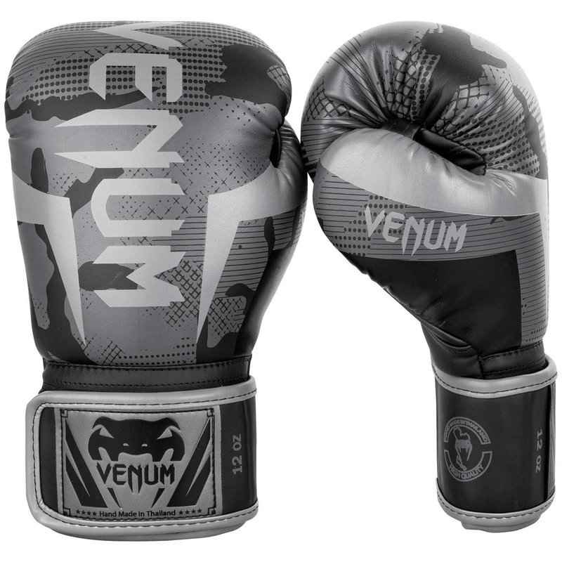 Venum Venum Elite (Kick)Boxing Gloves Black Dark Camo