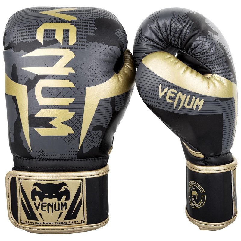 Venum Venum Boxhandschuhe Elite Dark Camo Gold