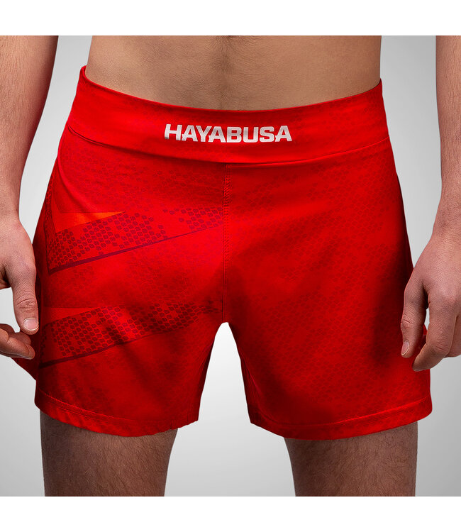 Hayabusa Arrow Kickboks Broek Martial Arts Sportshorts Rood