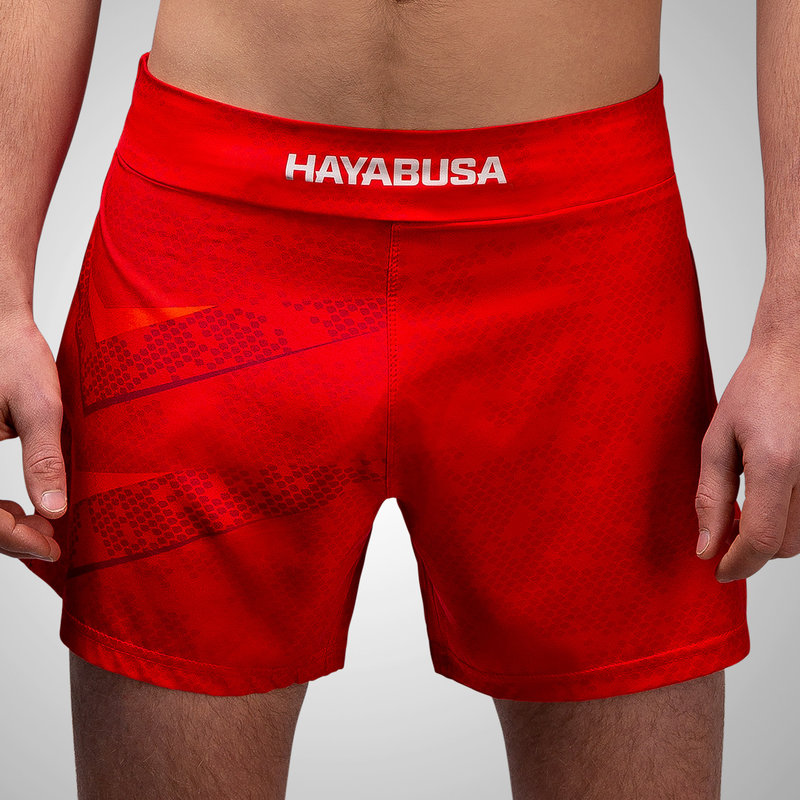 Hayabusa Hayabusa Arrow Kickboxing Martial Arts Sport Shorts Red