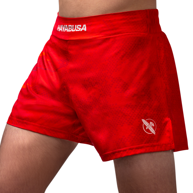 Hayabusa Hayabusa Arrow Kickboxen Kampfsport Sport Shorts Rot