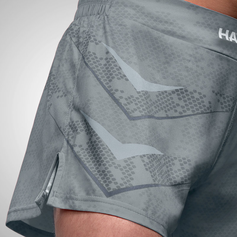 Hayabusa Hayabusa Arrow Kickboxing Martial Arts Sport Shorts Grey