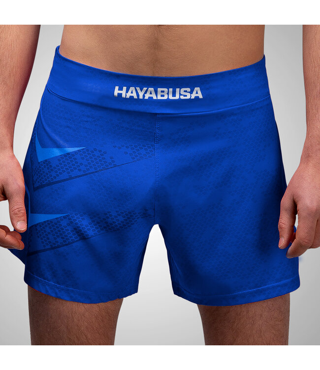 Hayabusa Arrow Kickboxing Martial Arts Sport Shorts Blue