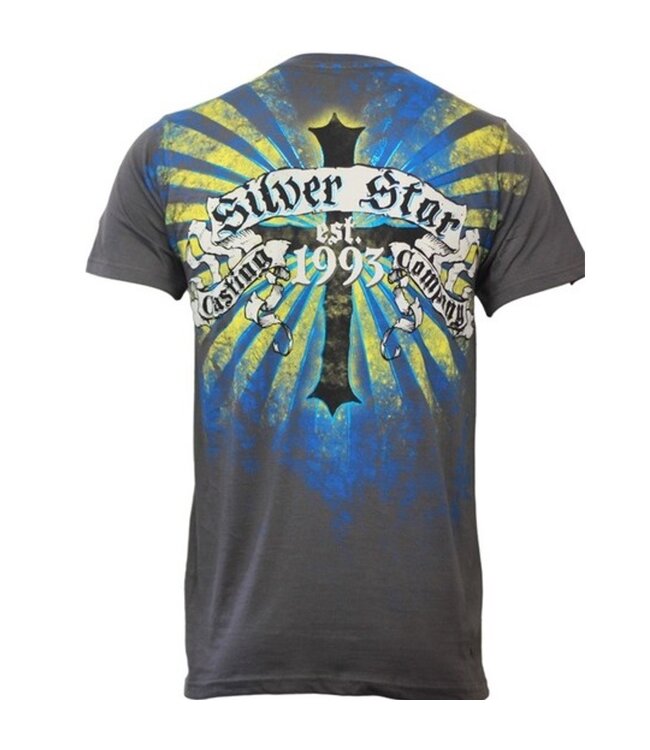Silver Star T-shirts Fallen Angel Folie Grijs
