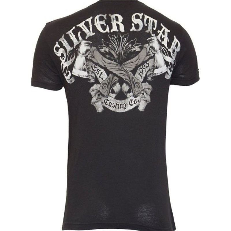 Silver Star Silver Star Battle T Shirt Zwart