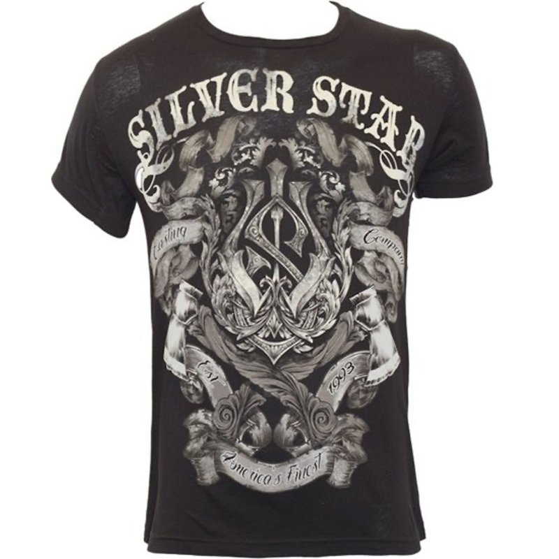 Silver Star Silver Star Battle T Shirt Black