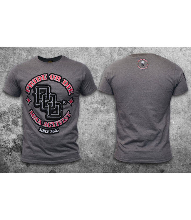 PRIDEorDIE POD T Shirt Grau