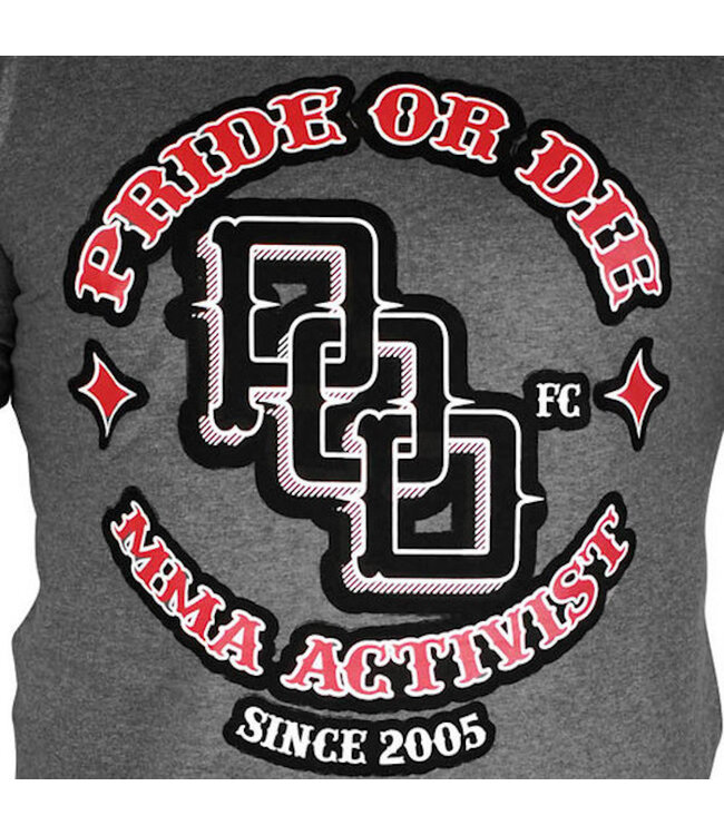 PRIDEorDIE P.O.D. T Shirt Grey
