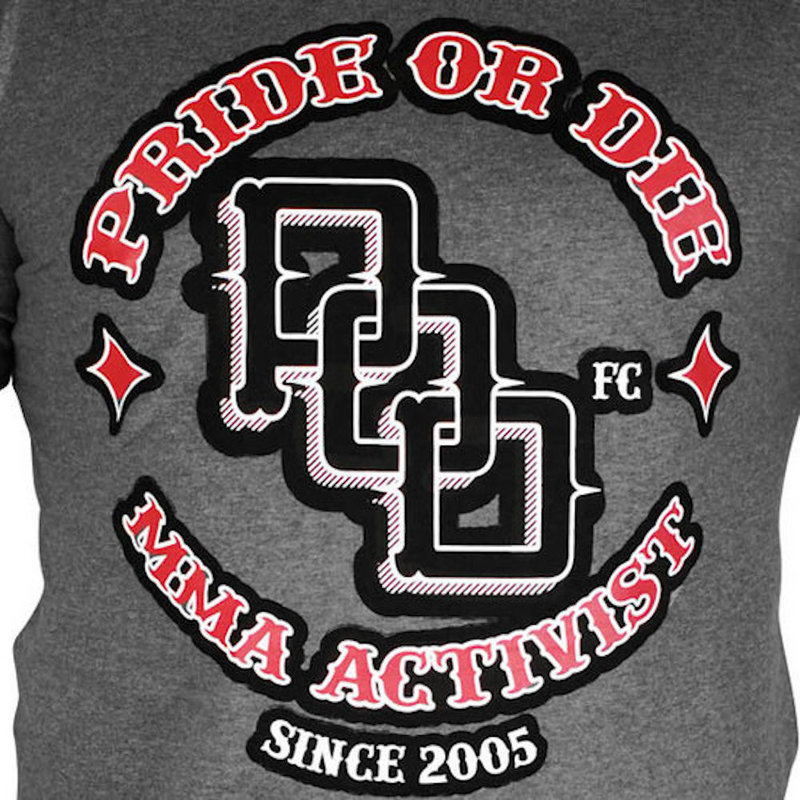 Pride or Die PRIDEorDIE P.O.D. T Shirt Grey