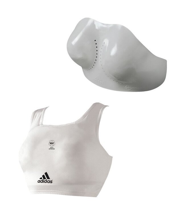 Adidas Professionele Dames Borstbeschermer Wit