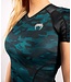 Venum Venum Defender Rash Guard S/S Dames Zwart Groen
