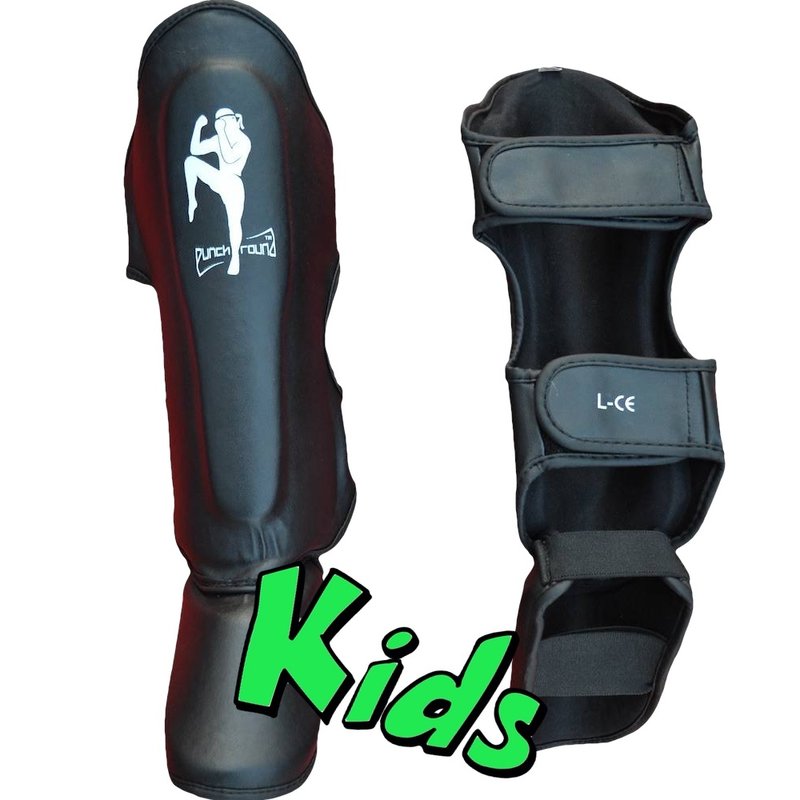 PunchR™  Punch Round Kids Muay Thai Fighter Kickboxing Shin Guards