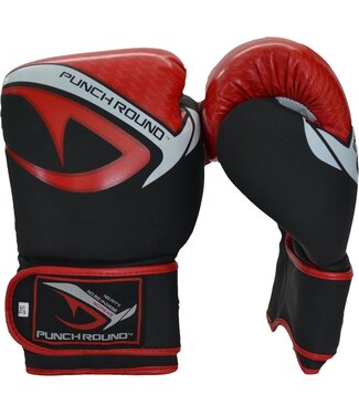PunchR™  Punch Round No-Fear Bokshandschoenen Zwart Rood