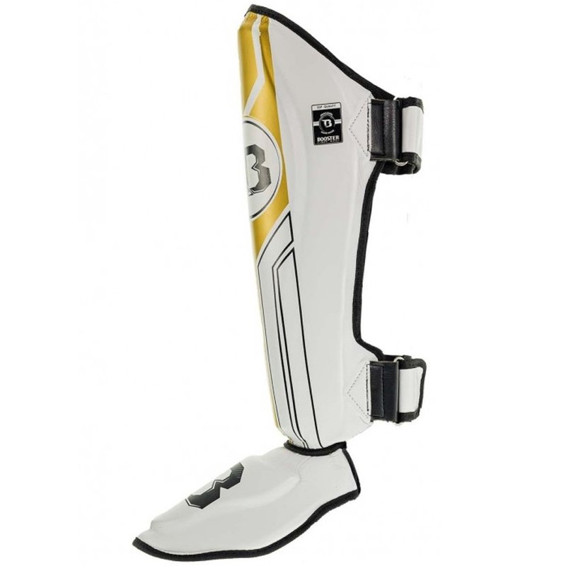 Booster Booster Shin Guards Kickboxing Pro Range BSG V 9 White Gold