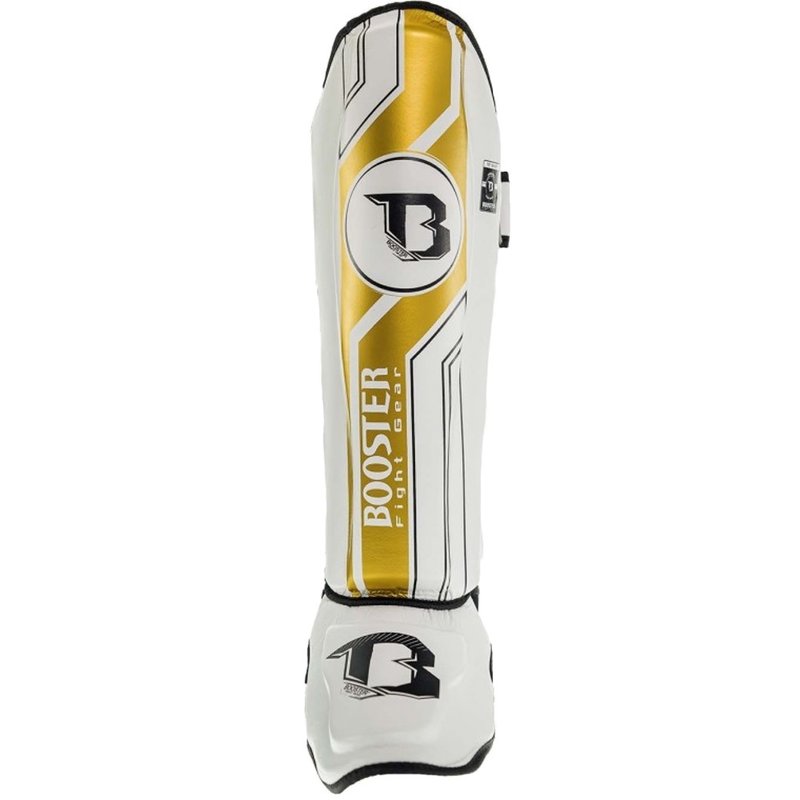 Booster Booster Kickboks Scheenbeschermers Pro Range BSG V 9 Wit Goud