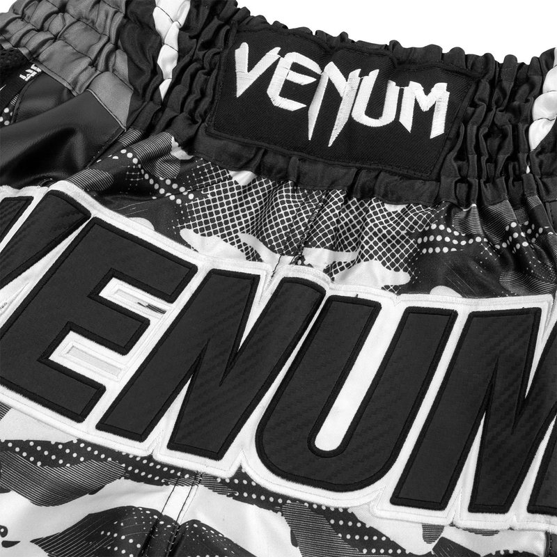 Venum Venum Muay Thai Full Cam Shorts Schwarz Weiss