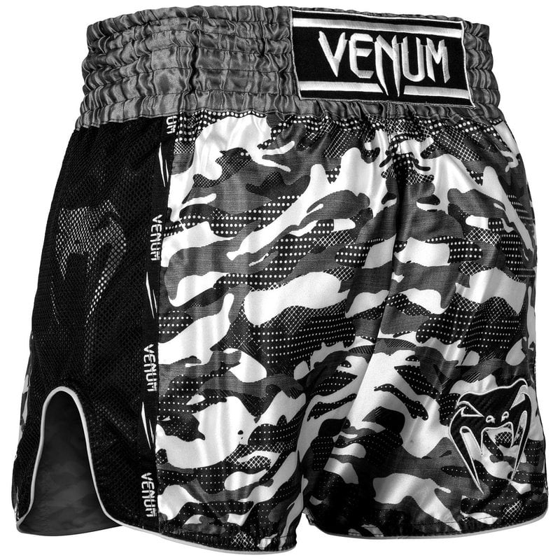 Venum Venum Muay Thai Full Cam Shorts Schwarz Weiss