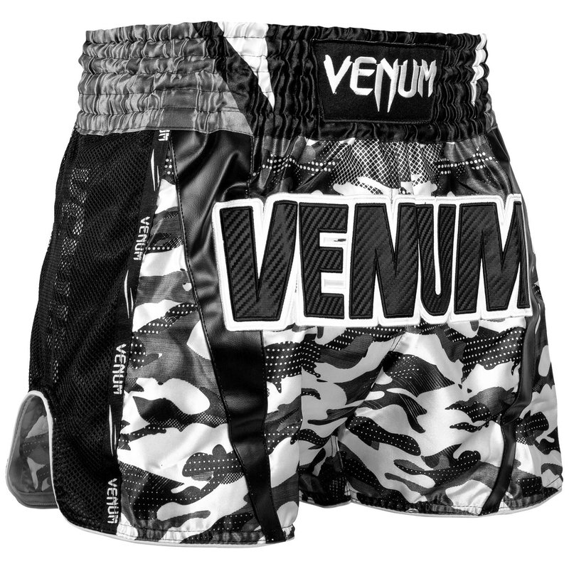 Venum Venum Muay Thai Full Cam Shorts Schwarz Weiss