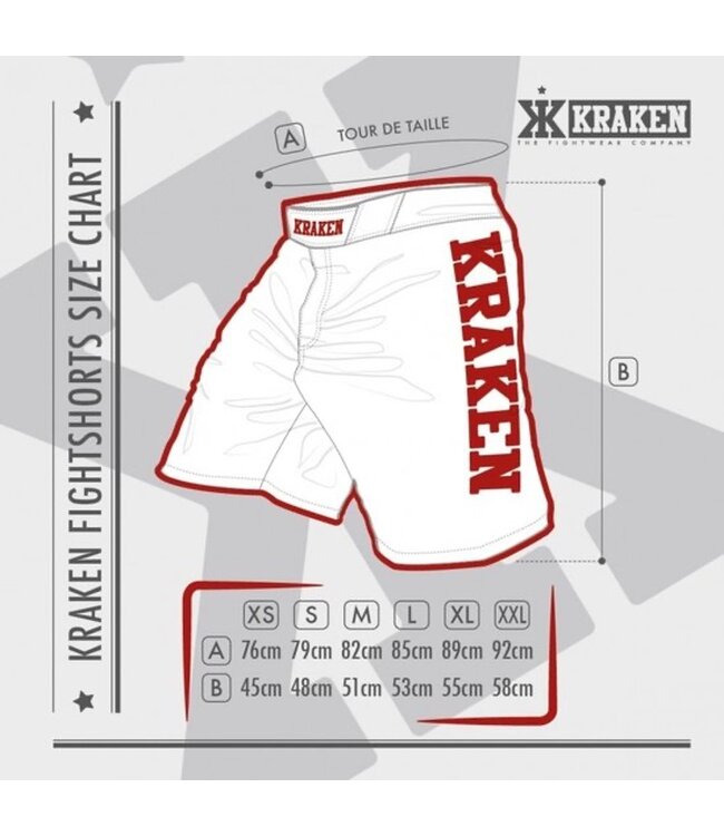 Krakenwear Fightshorts SFX SERIES The M4ask Zwart Grijs