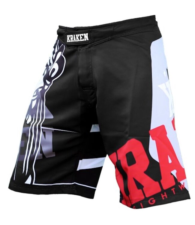 Kraken Fightwear Krakenwear Fightshorts SFX SERIES The M4ask Zwart Grijs
