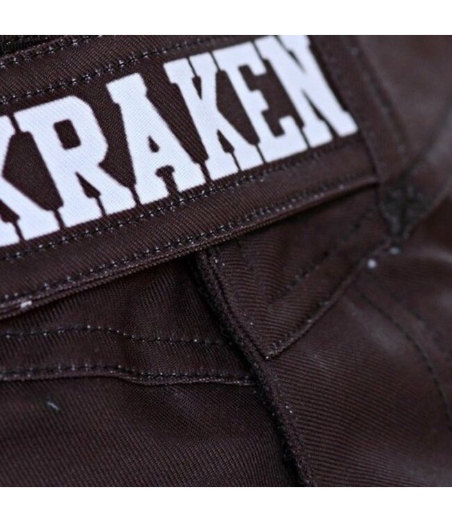 Kraken Fightwear Krakenwear Fight Shorts SFX SERIES The M4sk Black Grey