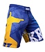 Krakenwear Fightshorts SFX SERIE Wanna Get Free Blau