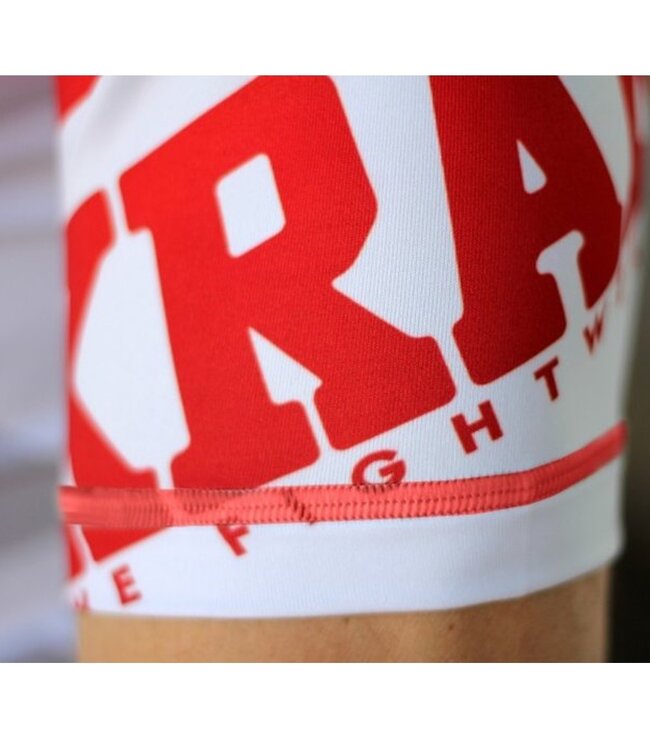 Kraken Wear Rash Guard The M4SK Red White
