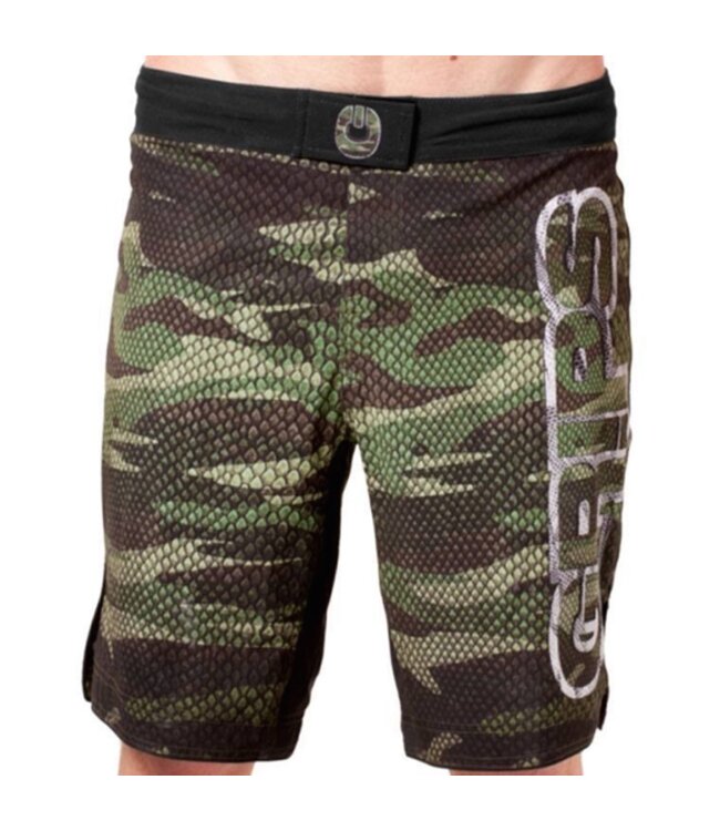 GRIPS Fight Shorts Diablo Snake Fight Groen GRIPS Athletics