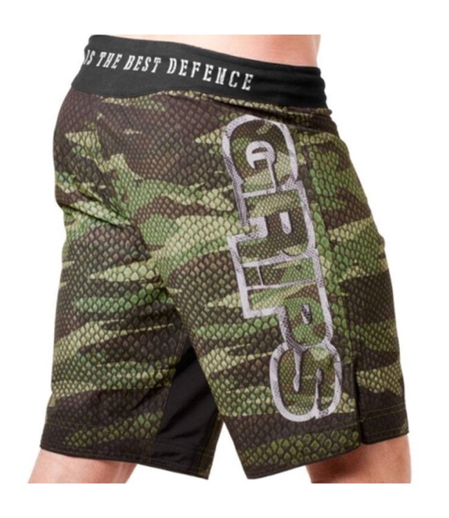 GRIPS Fight Shorts Diablo Snake Fight Green GRIPS Athletics