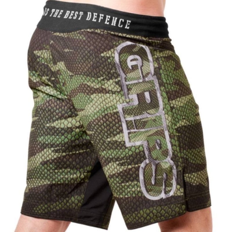 GR1PS - GRIPS GRIPS Fight Shorts Diablo Snake Fight Green GRIPS Athletics