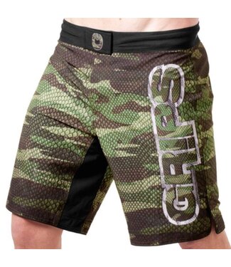 GR1PS GRIPS Fight Shorts Diablo Snake Fight Green