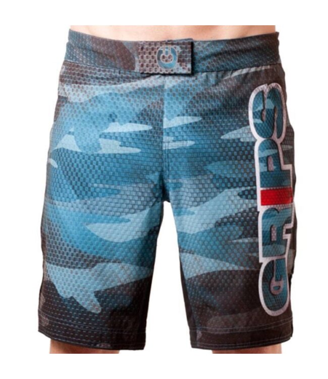 GRIPS Fight Shorts Diablo Snake Fight Blau GRIPS Athletics