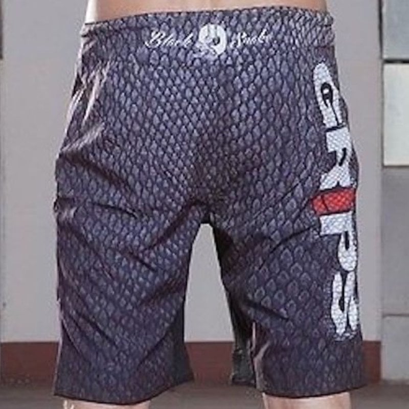 GRIPS Fight Shorts Diablo Snake Fight Black - FIGHTWEAR SHOP EUROPE