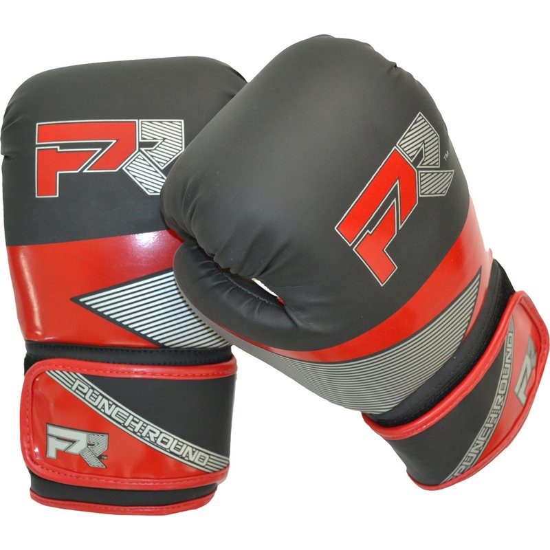 PunchR™  Punch Round Bokshandschoenen Evoke Zwart Rood