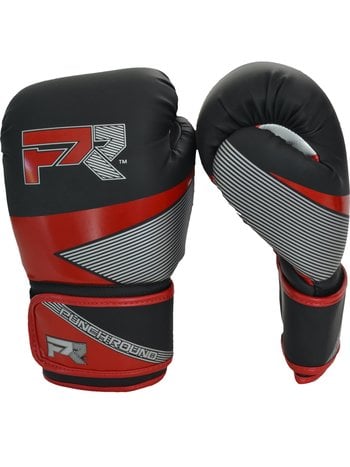 PunchR™  Punch Round Evoke Boxhandschuhe Schwarz Rot