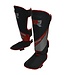 PunchR™  Punch Round Evoke Kickboxing Schienbeinschoner Schwarz Rot
