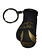 PunchR™  Punch Round Boxing Glove Keyring Black Gold