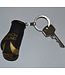 PunchR™  Schlag Runde Boxhandschuh Schlüsselring Schwarz Gold