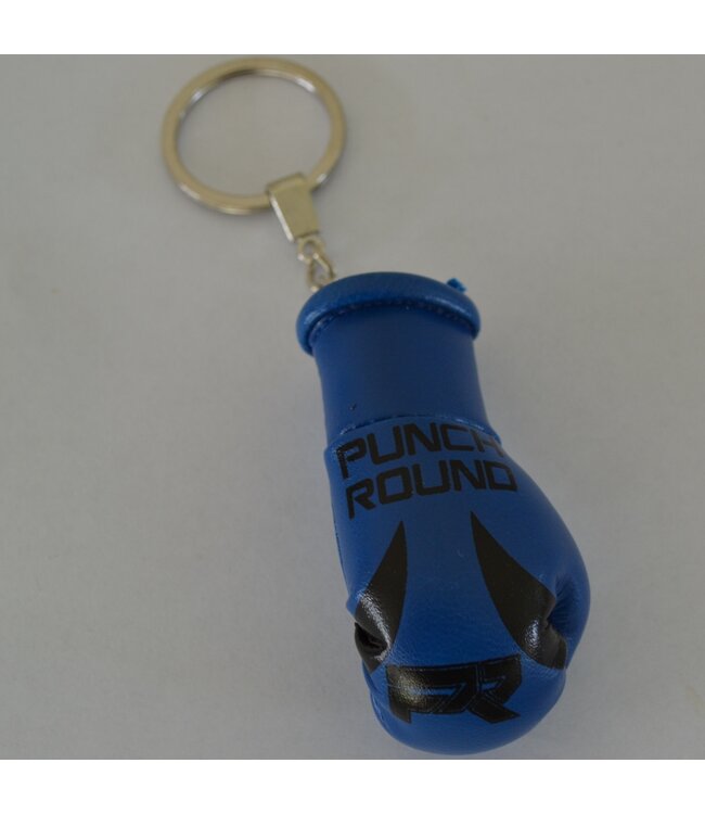 PunchR™  Punch Round Bokshandschoen Sleutelhanger Blauw Zwart