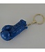 Punch Round Bokshandschoen Sleutelhanger Blauw Zwart